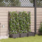 vidaXL - Tuinplantenbakken - met - Waterirrigatiesysteem - - - 3 - stuks - - - Bruin