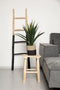 HSM Collection-Decoratieve Ladders S/2 -45x4x150-Naturel/Zwart-Teak