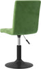 vidaXL - Eetkamerstoelen - draaibaar - 2 - st - fluweel - donkergroen