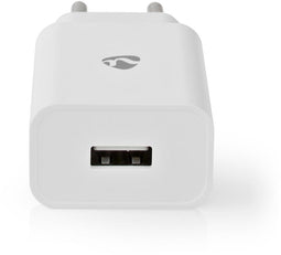 Nedis WCHAC242AWT - USB-wandlader - 2,4 A snel opladen - Wit