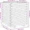 vidaXL - Plantenbak - 60x60x72,5 - cm - massief - grenenhout - wasbruin