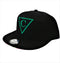 Capiche® Snapback Pet Heren – Tulip Field – Zwart – Verstelbaar met Druksluiting – Sportcap – Baseball Cap – Mannen Cap – Tulpen Pet