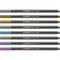 STABILO Pen 68 - Premium Metallic Viltstift - Etui Met 8 Kleuren