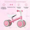 Coast Loopfiets 4 Wielen 51 × 25 × 38/41 cm – Roze – Verstelbare Baby Loopfiets voor Kinderen van 1