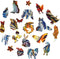 UNIDRAGON Houten Puzzel Voor Volwassenen Dier - Vurige Vos - 197 stukjes - Medium 22x32 cm