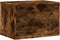 vidaXL - Kattenbakkast - 60x40x40 - cm - bewerkt - hout - gerookt - eikenkleurig