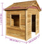 vidaXL Buitenspeelhuis 123x120x146 cm grenenhout