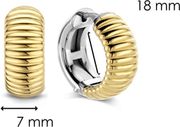 TI SENTO 7840SY - Dames Oorbellen - 925 zilver geel verguld - Zilver