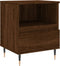 vidaXL - Nachtkastjes - 2 - st - 40x35x50 - cm - bewerkt - hout - bruin - eikenkleur