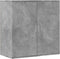 vidaXL - Dressoir - 79x38x80 - cm - bewerkt - hout - betongrijs