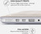 Burga Hard Case Apple Macbook Pro 14 inch (2021) Vanilla Sand
