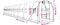 vidaXL - Tuinkas - met - stalen - frame - 36 - m² - 18x2x2 - m - wit