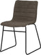 PoleWolf - Ripple stoel - Chenille - Taupe - Set van 4