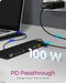 ICY BOX IB-DK2116-C - USB-C Laptopdockingstation - Drievoudige video-uitvoer 4K
