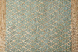 TELLIKAYA - Laagpolig vloerkleed - Beige - 200 x 300 cm - Jute