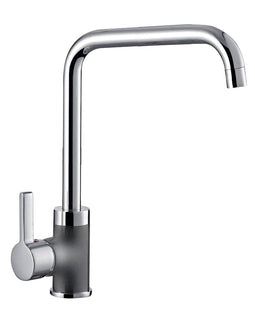 PYRAMIS SILVIO DUO faucet, gray granite, concrete