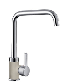 PYRAMIS SILVIO DUO faucet, sand beige granite