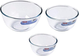 Pyrex Classic Prepware Mengkom - Borosilicaatglas - Set van 3 Stuks