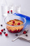 Pyrex - Cook & Go Schaal Rond met Deksel Set van 2 Stuks - Borosilicaatglas - Transparant