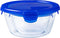 Pyrex - Cook & Go Schaal Rond met Deksel Set van 2 Stuks - Borosilicaatglas - Transparant