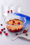 Pyrex - Cook & Go Schaal Rond met Deksel Set van 3 Stuks - Borosilicaatglas - Transparant