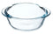 Pyrex - Cook & Heat Voedselcontainer Rond met Deksel 14 x 12cm - Glas - Transparant