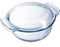 Pyrex - Essentials Ovenschaal Rond met Deksel 2,4 liter - Borosilicaatglas - Transparant -