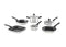 Pyrex - Expert Touch Wokpan 28cm - Zilver