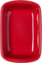 Pyrex - Supreme Ovenschaal Rechthoek 1,4 liter - Rood - Keramiek