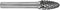 Ruko 116031 Hm Stiftfrees Boog Rond 8 Mm Kogeldiameter 8 Mm
