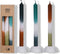 Pyromane - Dip Dye kaarsen - set van 3 stuks - kleuren : olijf, bruin, petrol
