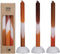 Pyromane - Dip Dye kaarsen - set van 3 stuks - orange, bruin