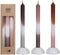 Pyromane - Dip Dye kaarsen - set van 3 stuks - roze, paars, olijf