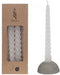 Pyromane - gedraaide kaarsen - set van 4 stuks - kleur : wit