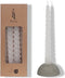 Pyromane - gedraaide kaarsen - set van 4 stuks - kleur : wit