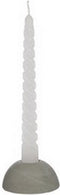 Pyromane - gedraaide kaarsen - set van 4 stuks - kleur : wit