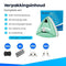 ShopWise Magnetische Ramenwasser - Dubbelglas - 20 Reinigingspads 4 Rubber Trekstrips 42 Bevestigingsknoppen