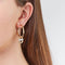 TI SENTO 7782SY - Dames Oorbellen - 925 zilver - Zilver geel verguld