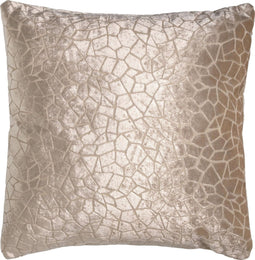 Dutch Decor - CARO - Kussenhoes met patroon 45x45 cm Pumice Stone - beige - Exclusief binnenkussen