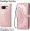 imoshion Hoesje Geschikt voor Google Pixel 8a Hoesje Met Pasjeshouder - imoshion Mandala Bookcase - Rosé Goud