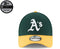 New Era The League Baseball Athletics Cap - Sportcap - Pet - Groen/Geel - One size