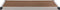 vidaXL Buitendouche met bruine basis 220 cm aluminium