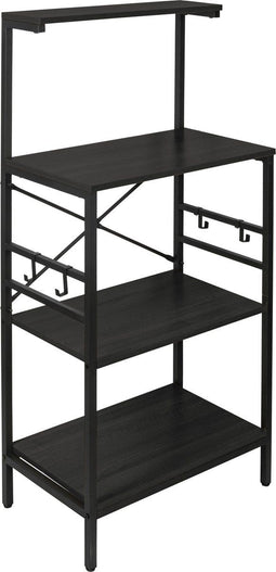 ERRO Keukenrek - keukenkast - 58x35x122cm - zwart