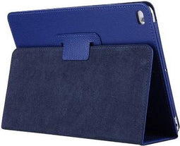 Lunso - Geschikt voor iPad 2 / 3 / 4 - Stand flip sleepcover hoes - Donkerblauw