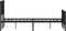 vidaXL - Bedframe - met - hoofd- - en - voeteneinde - metaal - zwart - 140x200 - cm
