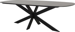 The Outsider Tuintafel Ovaal 240 Cm Keramiek Kruispoot Salo