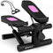 Coast Mini-Stepper - Compacte Stepper met Weerstandsbanden - Verstelbare Hoogte - Zwart - 40 x 31 x 21,5 cm