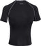 Under Armour HeatGear® Armour - Compressie Sportshirt Korte Mouw - UPF 30+ - Zwart (XXL)