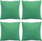 vidaXL Sierkussens 4 st 50x50 cm stof groen