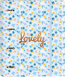 Ringmap Moos Lovely A4 Licht Blauw (27 x 32 x 3.5 cm)